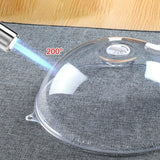 Microwave Safe Food Grade Plastic Splash Proof and Dustproof Heating Cover - Close-Up Angle