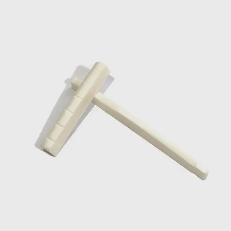 Bone Acoustic Saddle Holder Display Nut Guitar Bridge and Strings End Rack