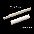 Bone Acoustic Saddle Holder Display Nut Guitar Bridge and Strings End Rack