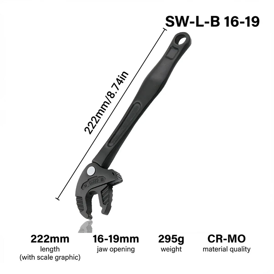 Crab Claw Multifunction Adaptive Wrench Self-Adjusting Ratchet