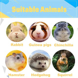 Hamster Swing Bed Warm Cotton Bed Soft for Small Pet Entertainment Play AU - Top-Down View