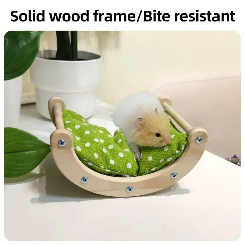 Hamster Swing Bed Warm Cotton Bed Soft for Small Pet Entertainment Play AU