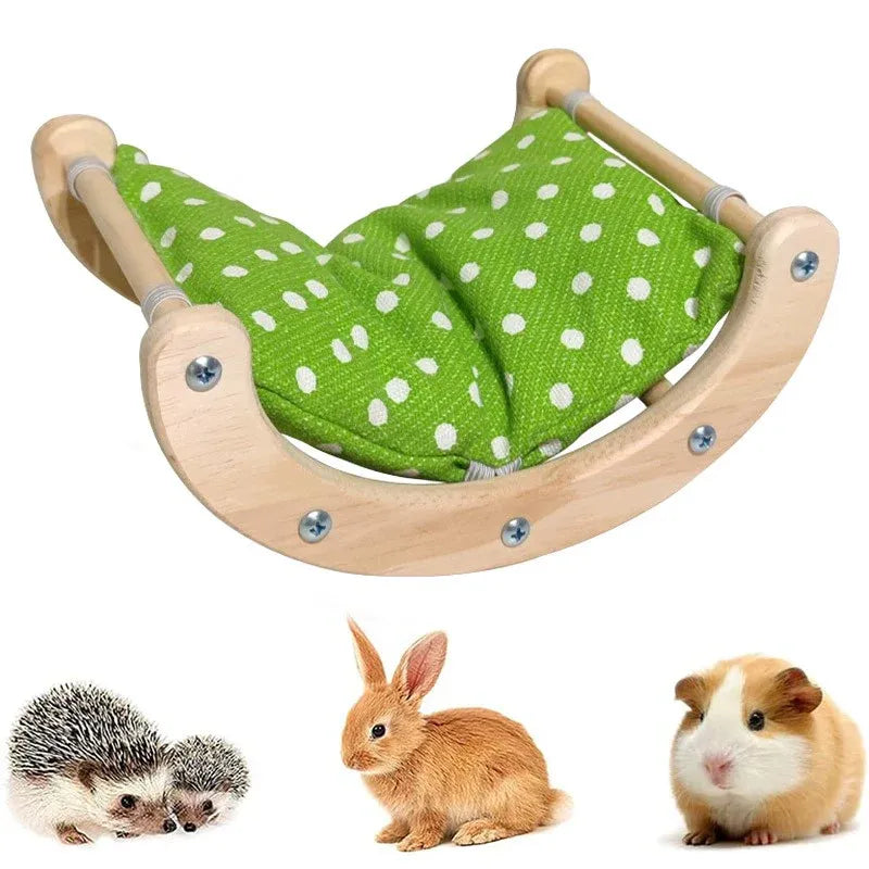 Hamster Swing Bed Warm Cotton Bed Soft for Small Pet Entertainment Play AU
