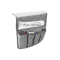5 Pockets Couch Organizer Remote Storage Holder Sofa Chair Arm Control Rest Bag - Grey