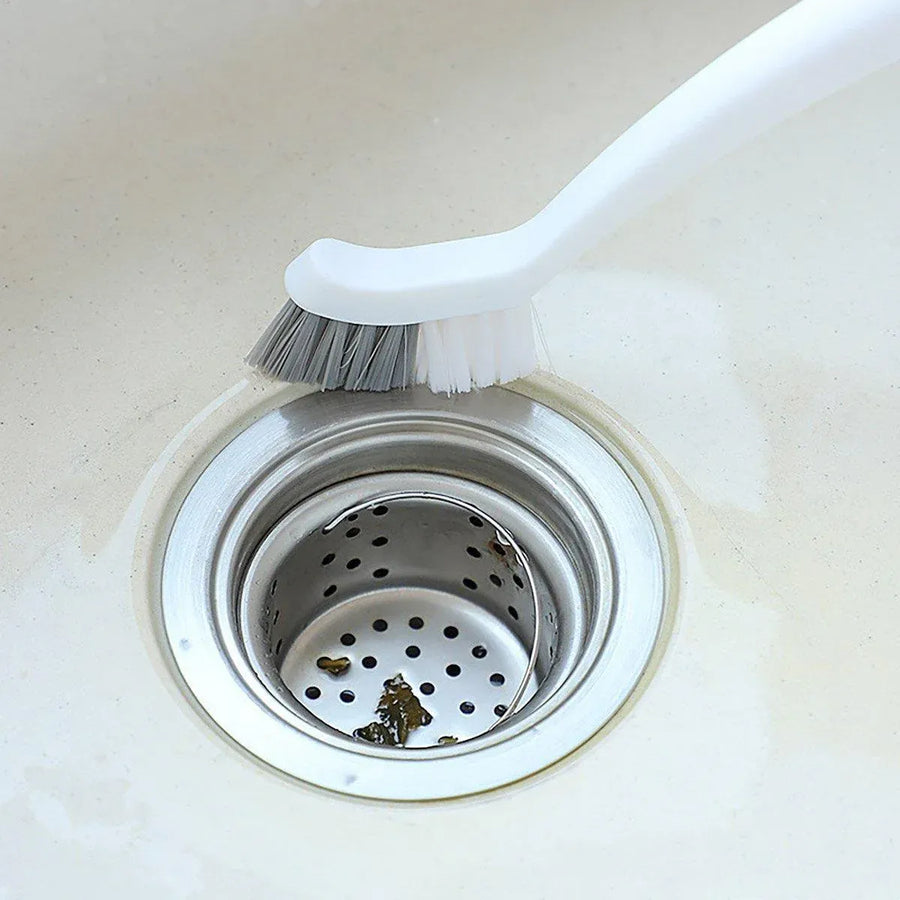 1/2pcs Small Brush for Bathroom Tile Wall Floor Gap Corner Seam Cleaning Tool - 1PC