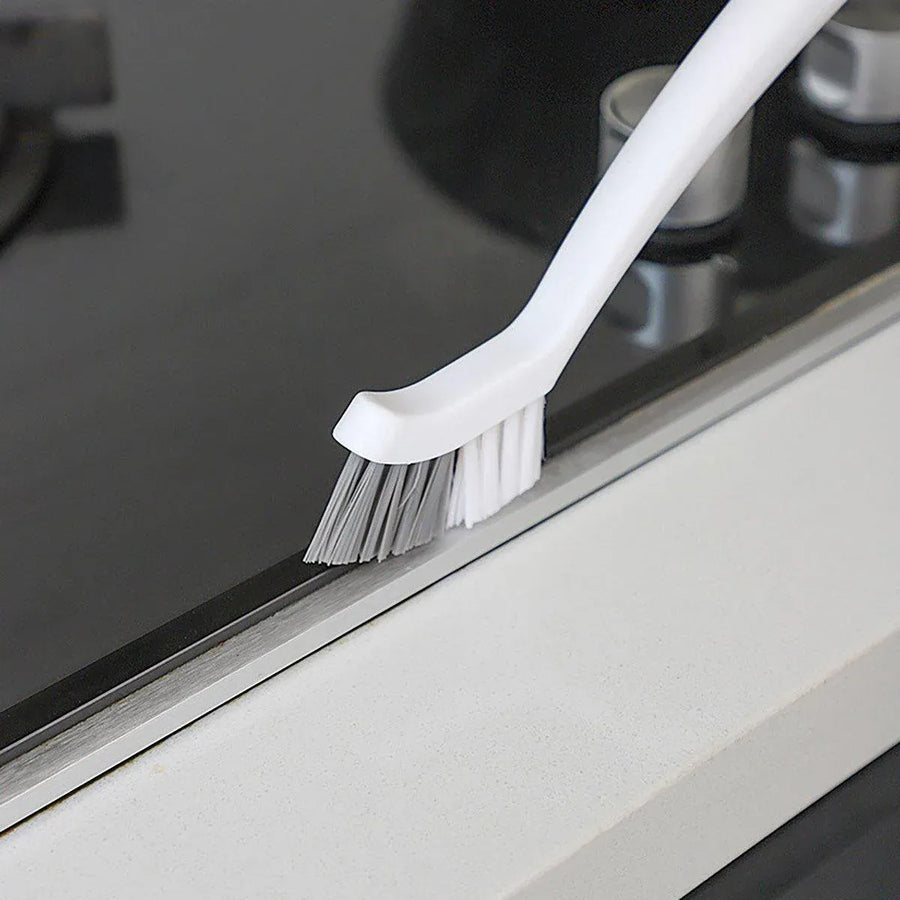 1/2pcs Small Brush for Bathroom Tile Wall Floor Gap Corner Seam Cleaning Tool - 1PC