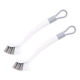 1/2pcs Small Brush for Bathroom Tile Wall Floor Gap Corner Seam Cleaning Tool - 1PC - Rear View