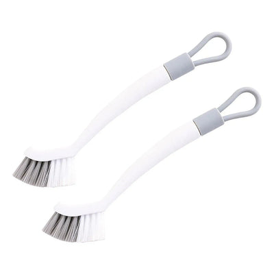 1/2pcs Small Brush for Bathroom Tile Wall Floor Gap Corner Seam Cleaning Tool - 2PCS
