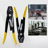 1.25-16mm² Wire Crimper Cable Plier Terminal Anderson Plug Lug Crimping Tool - Top-Down View