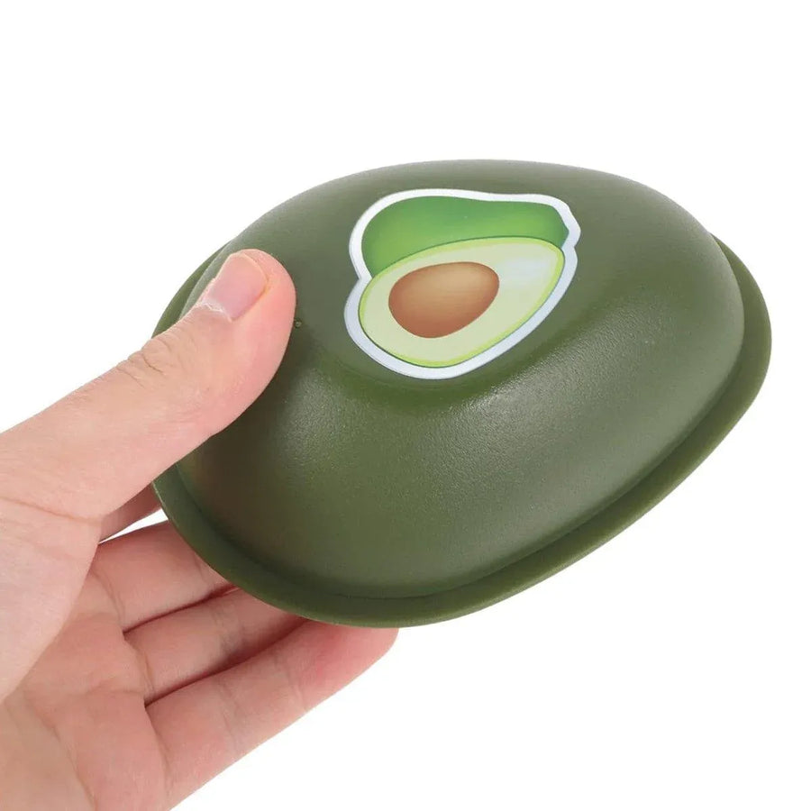 3X Plastic Fruit Vegetable Storage Container Avocado Tomato Lemon Onion Box and Lid