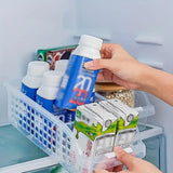 4pcs Refrigerator Storage Box Transparent Plastic Household Organizer Kitchen