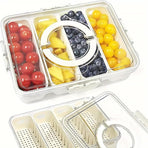 Refrigerator Crisper Storage Box Food Organizer Container for Kitchen Fridge