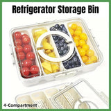 Refrigerator Crisper Storage Box Food Organizer Container for Kitchen Fridge - Extra Image