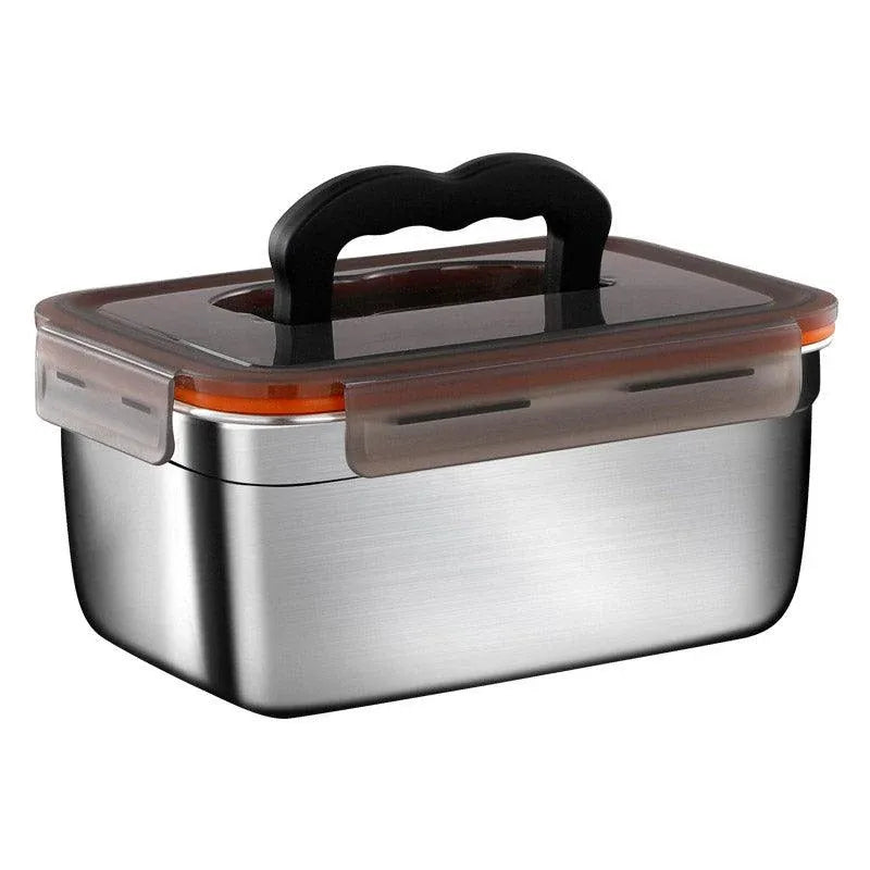 3500ml Stainless Steel Lunch Box Food Storage Container Meal Prep Crisper