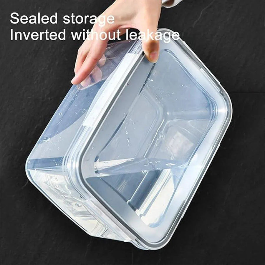 3PCS Food Storage Container Set Fridge Microwave Plastic Safe Fresh Keeping Box