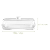 Butter Cheese Box Crisper Fruit Storage Container Multi Purpose Food Organizer - Side View