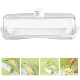 Butter Cheese Box Crisper Fruit Storage Container Multi Purpose Food Organizer - Close-Up Angle