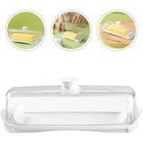 Butter Cheese Box Crisper Fruit Storage Container Multi Purpose Food Organizer - Low Angle