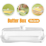 Butter Cheese Box Crisper Fruit Storage Container Multi Purpose Food Organizer - Extra Image