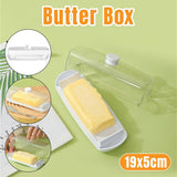 Butter Cheese Box Crisper Fruit Storage Container Multi Purpose Food Organizer