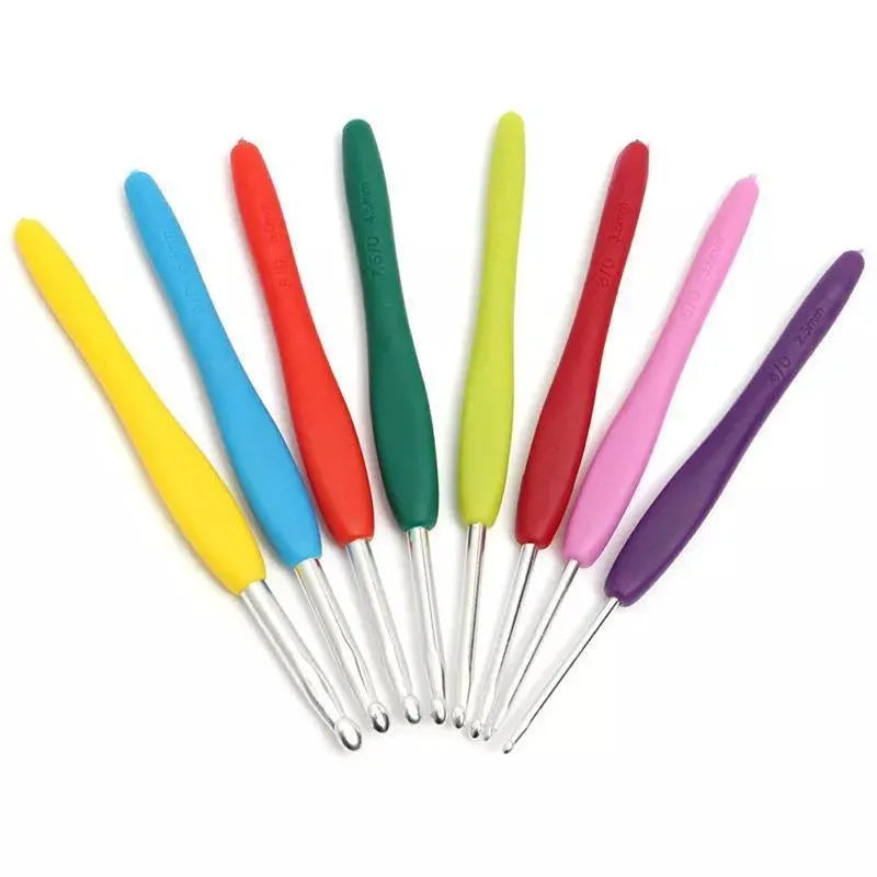 Knitting Needles Crochet Hooks Set Tools Kit Yarn Sewing Tools Grip With Box DIY