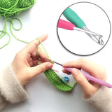 Knitting Needles Crochet Hooks Set Tools Kit Yarn Sewing Tools Grip With Box DIY - Extra Image