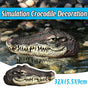 PU Floating Crocodile Head For Yard Patio Outdoor Decor Water Feature Decoration