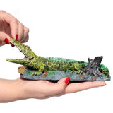 Crocodile Ornament Model A Simulation Reptile 3D Fish Tank Decoration Aquarium - Extra Image