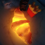 Croissant Bread Lamp Decorative Bakery Lamp Atmosphere Lighting for Cake Shop - Low Angle