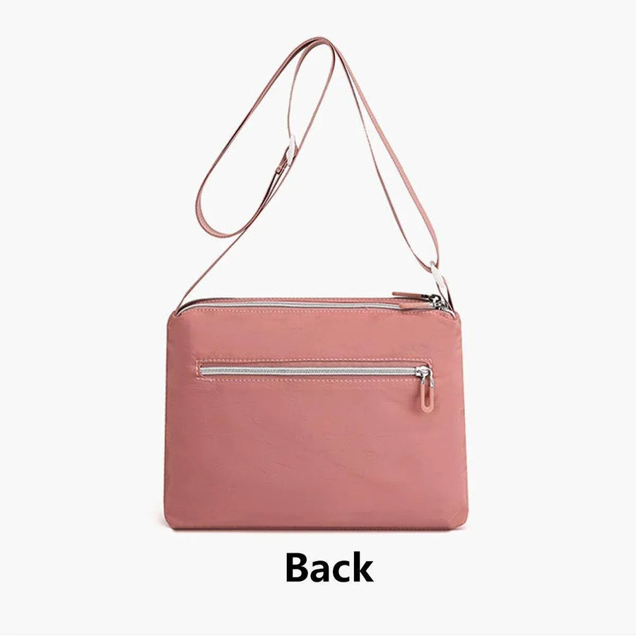 Ladies Large Capacity Crossbody Bag Single Shoulder Small Square Bag Handbag - Purple