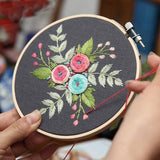 50/100 Colours Colourful Egyptian Cross Stitch Cotton Embroidery Threads - 50PCS (50 Colours) - Rear View
