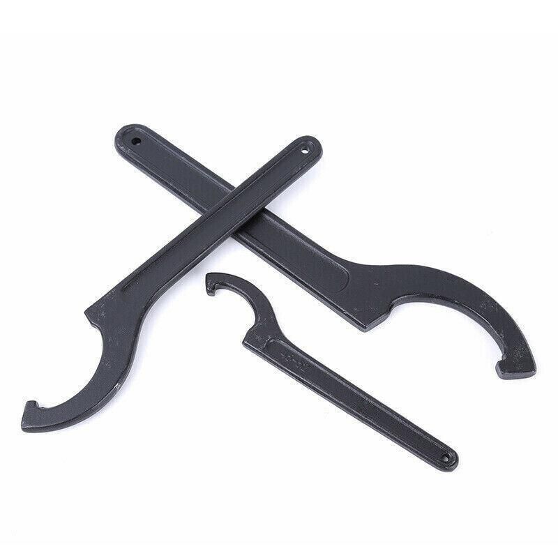 Adjustable C Spanner Hook Wrench Tool for Motorcycle Bike Repair 22 to 160mm - 150-160