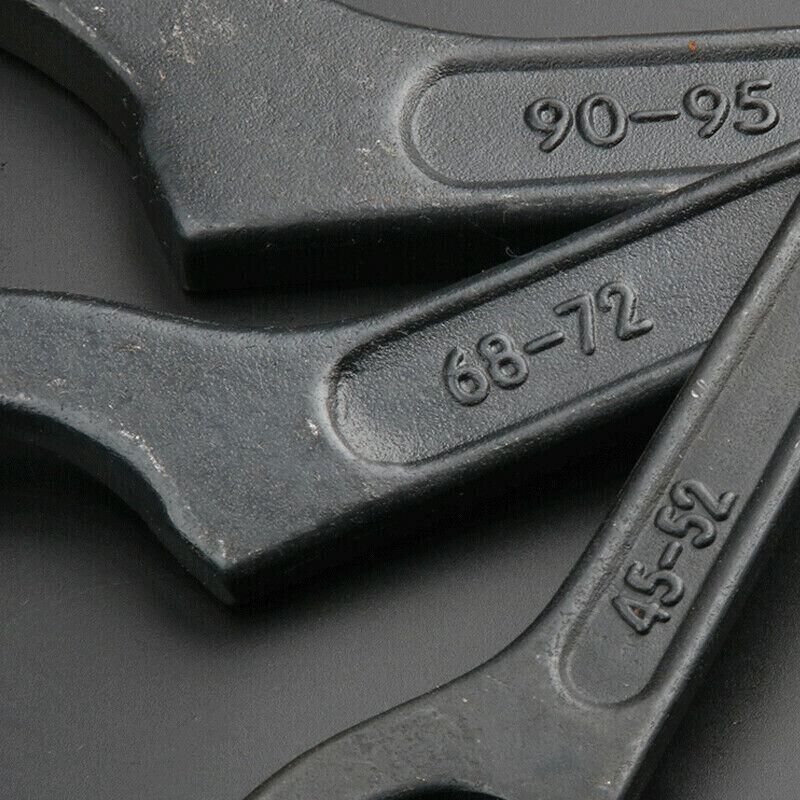 Adjustable C Spanner Hook Wrench Tool for Motorcycle Bike Repair 22 to 160mm - 34-36