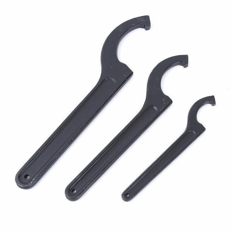 Adjustable C Spanner Hook Wrench Tool for Motorcycle Bike Repair 22 to 160mm - 34-36