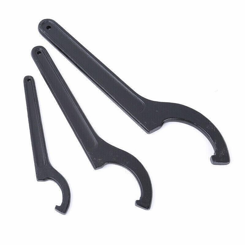 Adjustable C Spanner Hook Wrench Tool for Motorcycle Bike Repair 22 to 160mm - 78-85