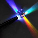 Glass Prism Cube 15 20 25mm RGB Dispersion Science Experiment or Storage Bag - Only 1PC Storage Bag - Top-Down View