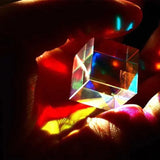 Glass Prism Cube 15 20 25mm RGB Dispersion Science Experiment or Storage Bag - Only 1PC Storage Bag - Close-Up Angle
