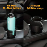 Large Car Water Cup Holder Beverage Holder for Drink Universal Car Cup Organizer - Top-Down View