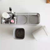 Shelf Cup Set Toothbrush Holder Plastic Stand Storage Racks Toothpaste Bathroom - Extra Image