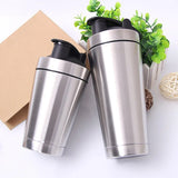500/750ML Stainless Steel Protein Blender Shaker Cup Bottle Mixed Water Sport - 750ml - Extra Image