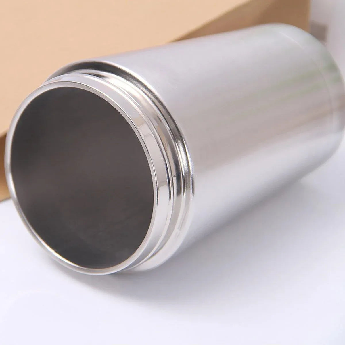 500/750ML Stainless Steel Protein Blender Shaker Cup Bottle Mixed Water Sport - 750ml