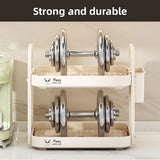 Double Layer Shelf Storage Rack for Water Cups Tea Cups Organizer Kitchen Rack - 45-Degree Angle