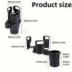 Rotatable Car Cup Holder Multifunctional Drink Holder Adjustable for Vehicle Use
