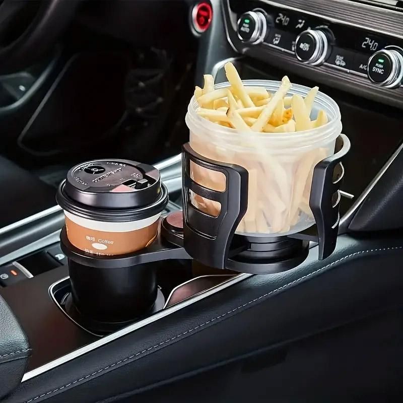 Rotatable Car Cup Holder Multifunctional Drink Holder Adjustable for Vehicle Use