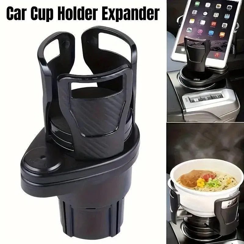 Rotatable Car Cup Holder Multifunctional Drink Holder Adjustable for Vehicle Use