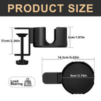 PunUnder Desk Table Clamp Mug Holder Stand Adjustable Coffee Cup Organizer