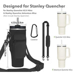 Portable Cup Sleeve Drink Holder Reusable Water Bottle Carrier Travel Bag - White