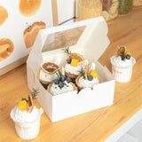 Cupcake Box Cases 1/2/4/8/12 Holes Window Face Cases Party Wedding Muffin Baking