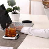 Smart USB Coffee Mug Warmer Pad for Tea Milk Cup Heating Plate - Close-Up Angle