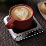 Smart USB Coffee Mug Warmer Pad for Tea Milk Cup Heating Plate - Low Angle